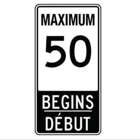 Accuform SPEED SIGN 48 in  X 24 in  HIGH INTENSITY FRR21250HP